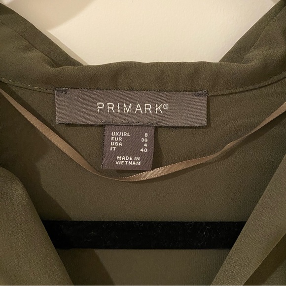 Primark Army Green Blouse - Picture 3 of 3